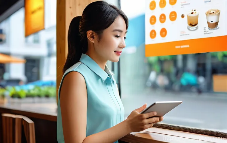 비즈니스 데이터 시각화를 위한 사례 연구 - **Prompt 1: Saigon Coffee Shop - Understanding Customer Trends**
"A vibrant, modern coffee shop ...