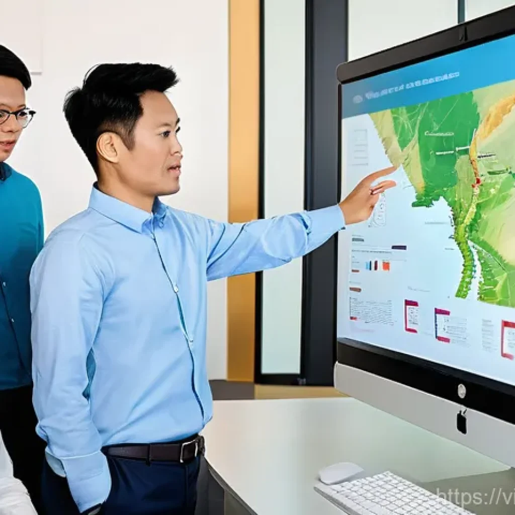 비즈니스 협업을 위한 정보 시각화 툴 - **Prompt 1: Collaborative Data Storytelling in a Vietnamese Business Setting**
    "A diverse team o...